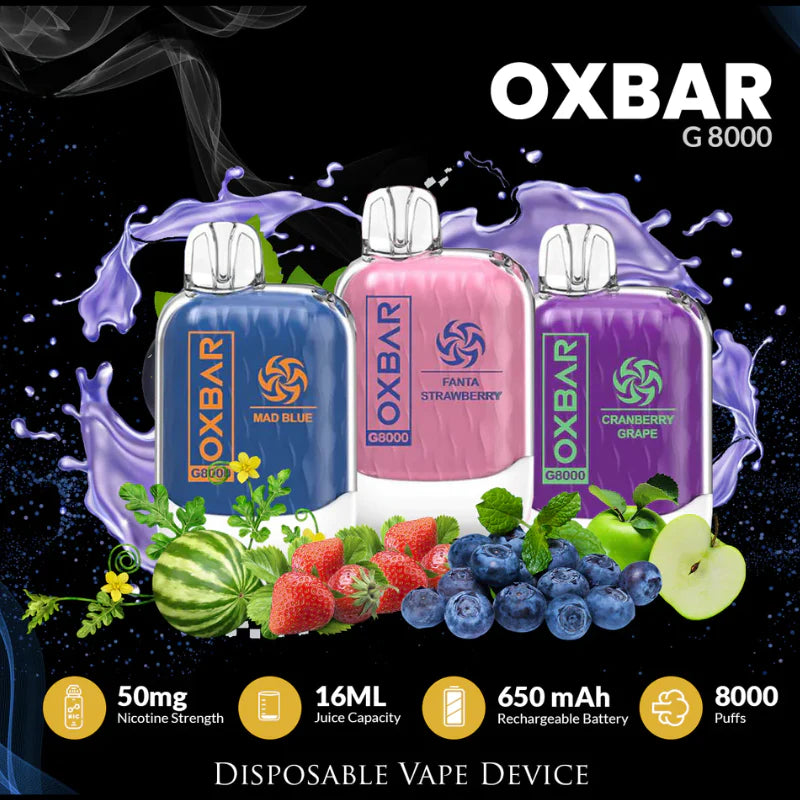 Oxbar G8000 Disposable Vape