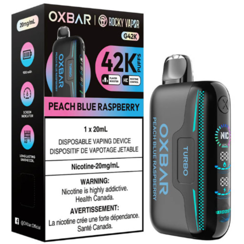 Oxbar G42K Disposable Vape in Manitoba at Morden Vape Superstore