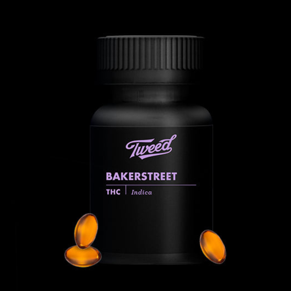 Tweed Bakerstreet THC Softgels-30x5mg