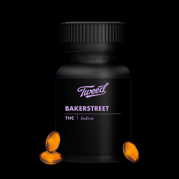 Tweed Bakerstreet THC Softgels-30x5mg