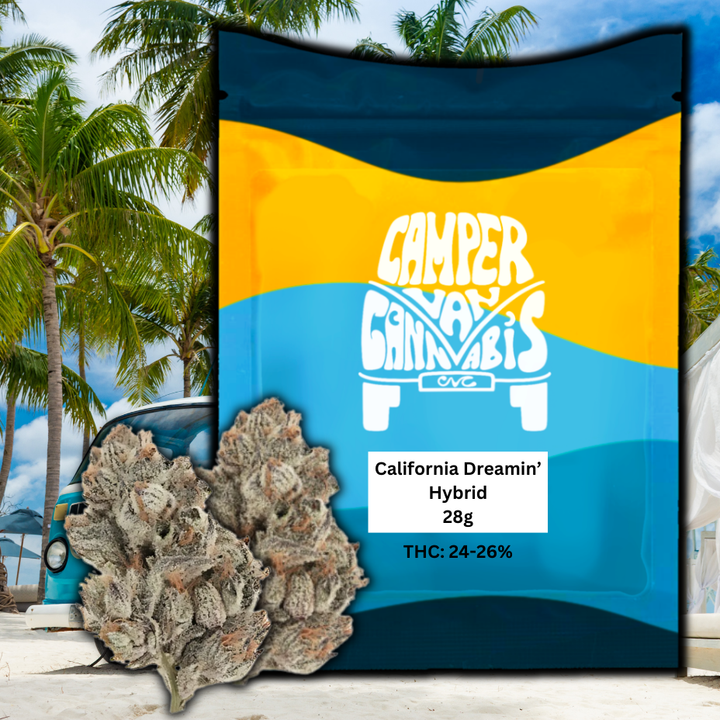 Camper Van Cannabis California Dreamin' Hybrid Flower-28g