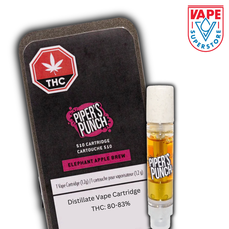 Piper's Punch Elephant Apple Brew Distillate Cartridge-1.2g