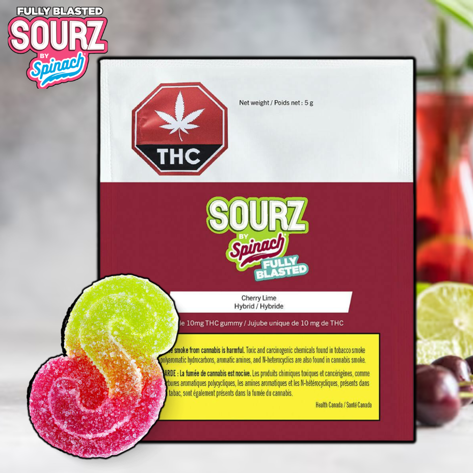 Fully Blasted Cherry Lime Gummy-1x10mg in Manitoba at Vape SuperStore