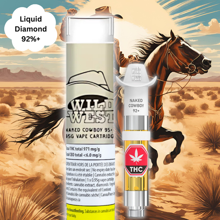 Wild West Naked Cowboy Liquid Diamond Cartridge-0.95g