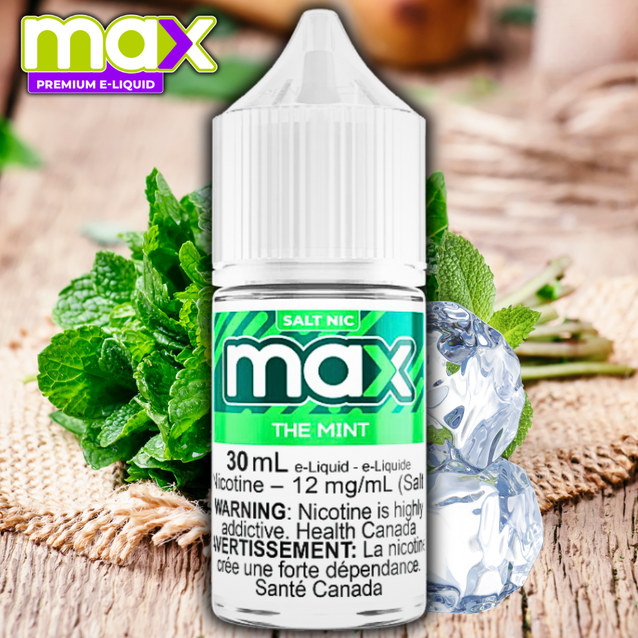 Max Premium E-liquid The Mint Salt Nicotine - Morden Vape SuperStore & Cannabis in Manitoba