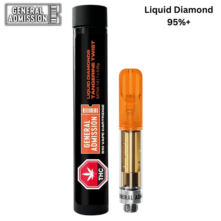 General Admission Tangerine Twist Liquid Diamond Cartridge-0.95g