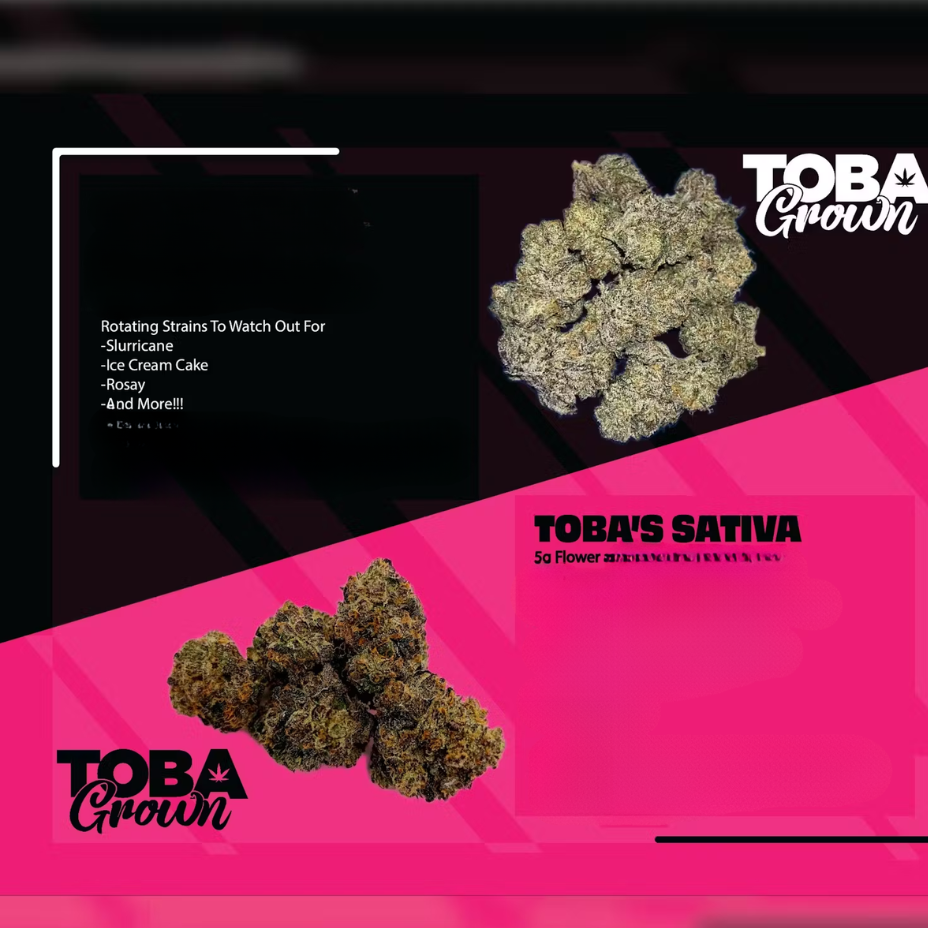 Toba Grown Sativa Flower-5g