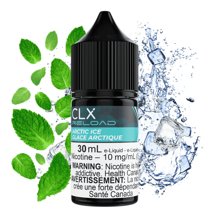 Arctic Ice Salt by CLX Reload E-Liquid 30mL / 10mg Morden Vape SuperStore and Cannabis Manitoba Canada