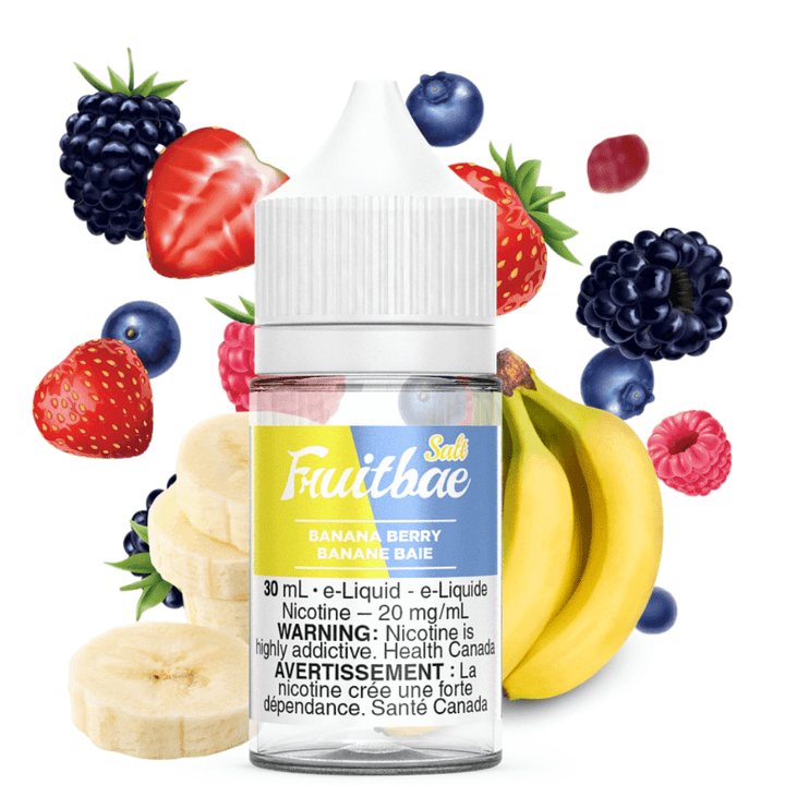 Banana Berry Salt by Fruitbae E-Liquid Morden Vape SuperStore and Cannabis Manitoba Canada