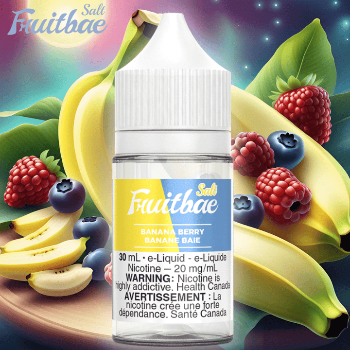 Banana Berry Salt by Fruitbae E-Liquid Morden Vape SuperStore and Cannabis Manitoba Canada