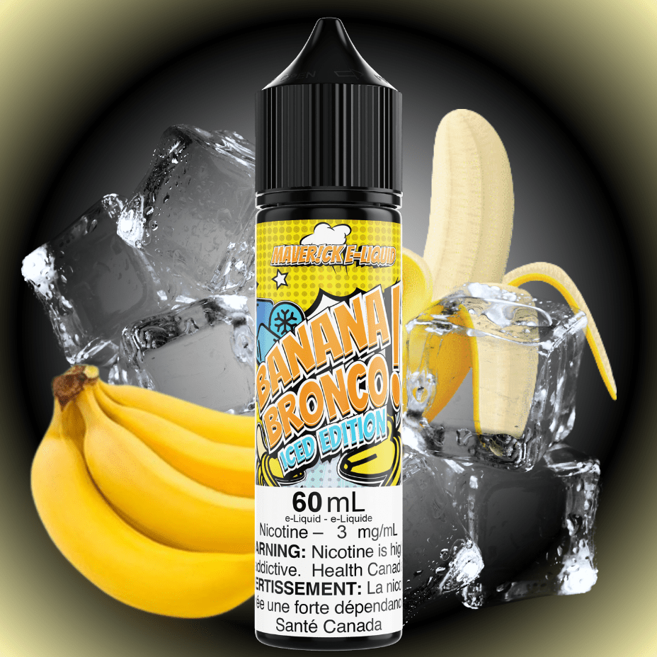 Banana Bronco Iced by Maverick E-Liquid Morden Vape SuperStore and Cannabis Manitoba Canada