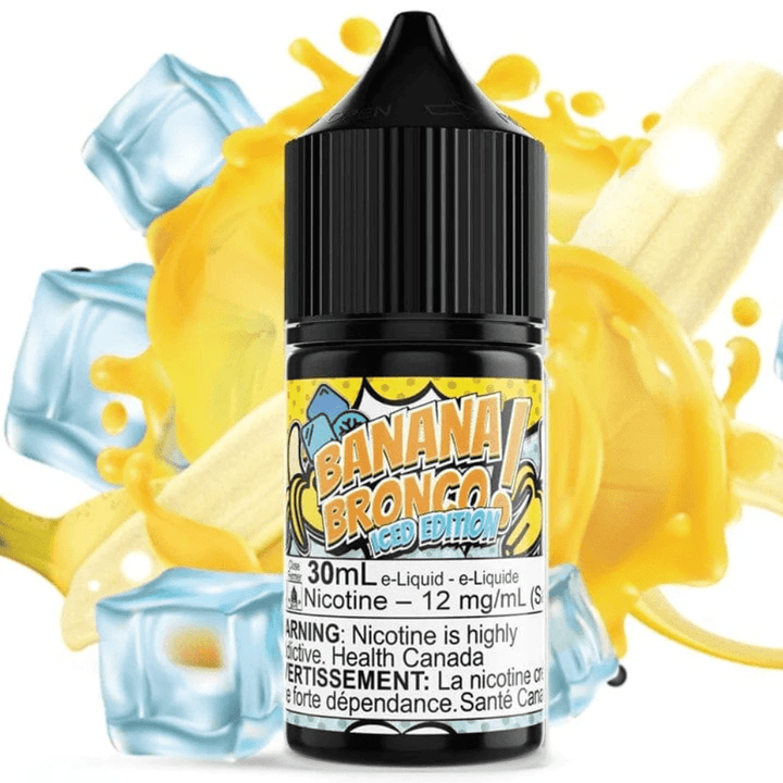 Banana Bronco Iced Salt by Maverick E-Liquid 30ml / 12mg Morden Vape SuperStore and Cannabis Manitoba Canada