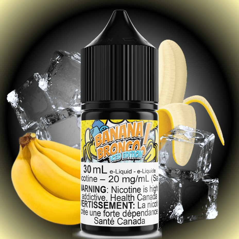 Banana Bronco Iced Salt by Maverick E-Liquid Morden Vape SuperStore and Cannabis Manitoba Canada