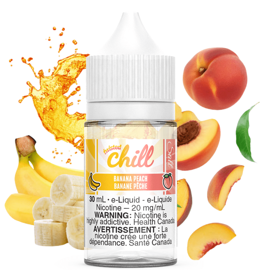 Banana Peach Salt by Chill Twisted E-liquid 30ml / 12mg Morden Vape SuperStore and Cannabis Manitoba Canada