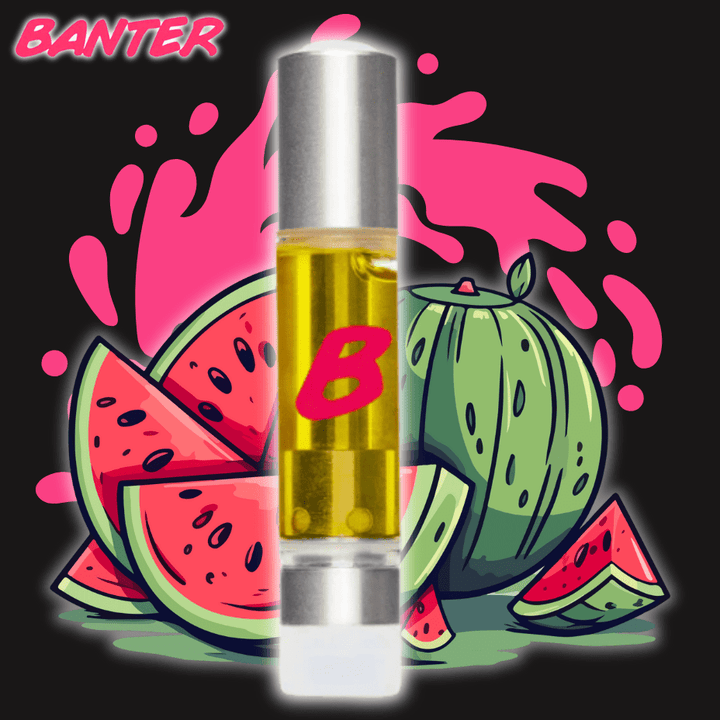 Banter Watermelon Wave Liquid Diamond Cartridge-1g 1g Morden Vape SuperStore and Cannabis Manitoba Canada