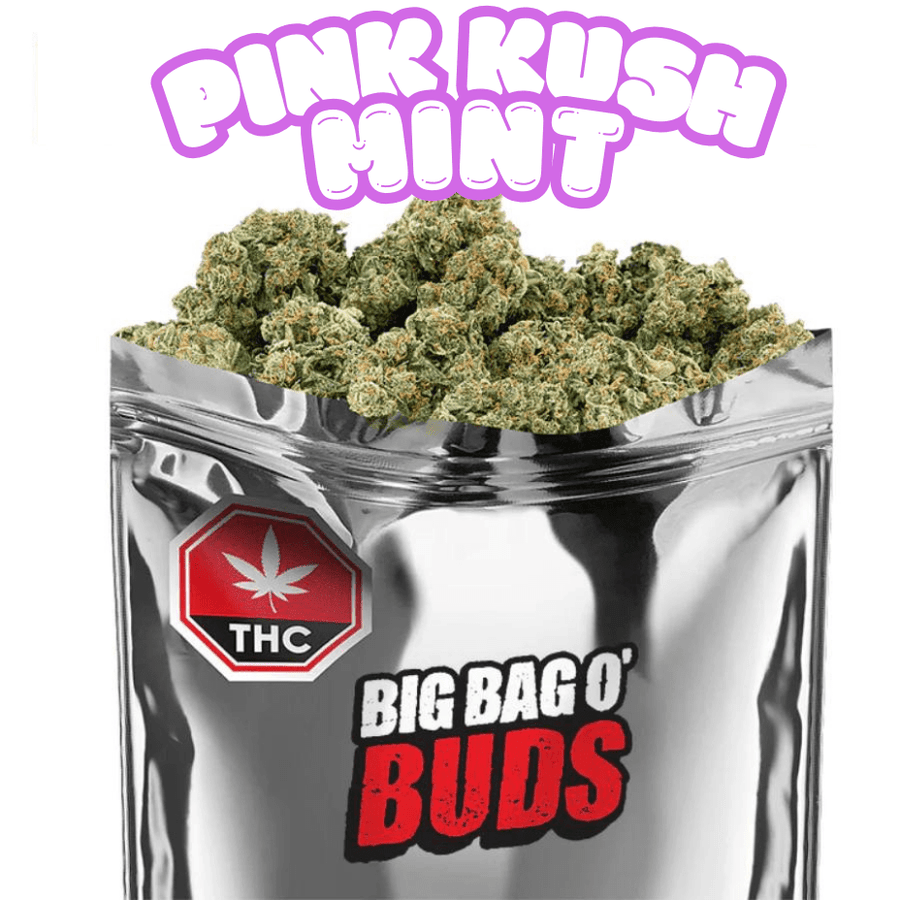 Big Bag Indica Flower 28g Big Bag O Buds Pink Kush Mints Indica Flower 28g Morden Cannabis