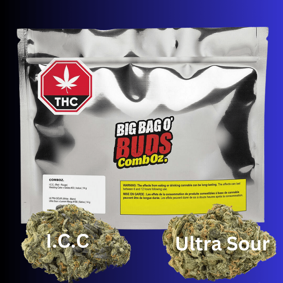 Big Bag O' Buds-Comboz I.C.C & Ultra Sour-2x14g 2x14g Morden Vape SuperStore and Cannabis Manitoba Canada