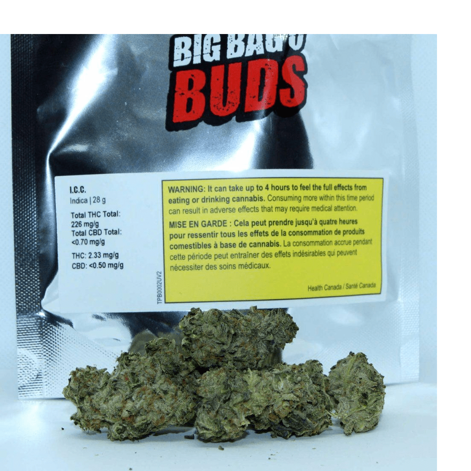 Big Bag O Buds-Ice Cream Cake Flower-28G 28g Morden Vape SuperStore and Cannabis Manitoba Canada