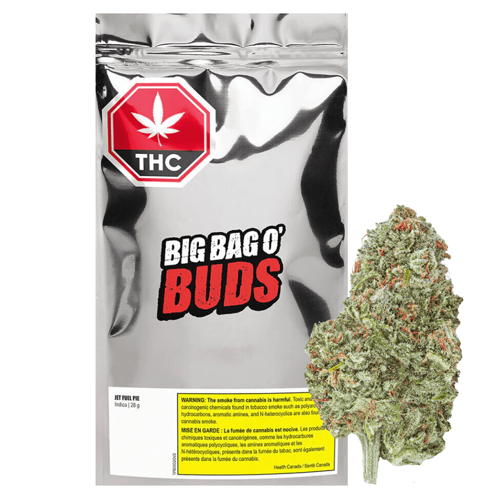 Big Bag O' Buds Jet Fuel Pie Indica Flower-28g 28g Morden Vape SuperStore and Cannabis Manitoba Canada