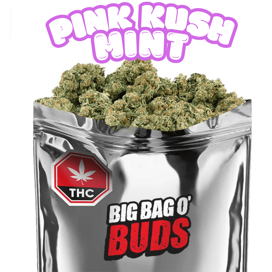 Big Bag O Buds Pink Kush Mints Indica Flower 28g 28g Morden Vape SuperStore and Cannabis Manitoba Canada