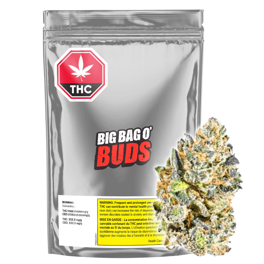 Big Bag O' Buds Ultra Jean-G Sativa Flower-28g 28g Morden Vape SuperStore and Cannabis Manitoba Canada