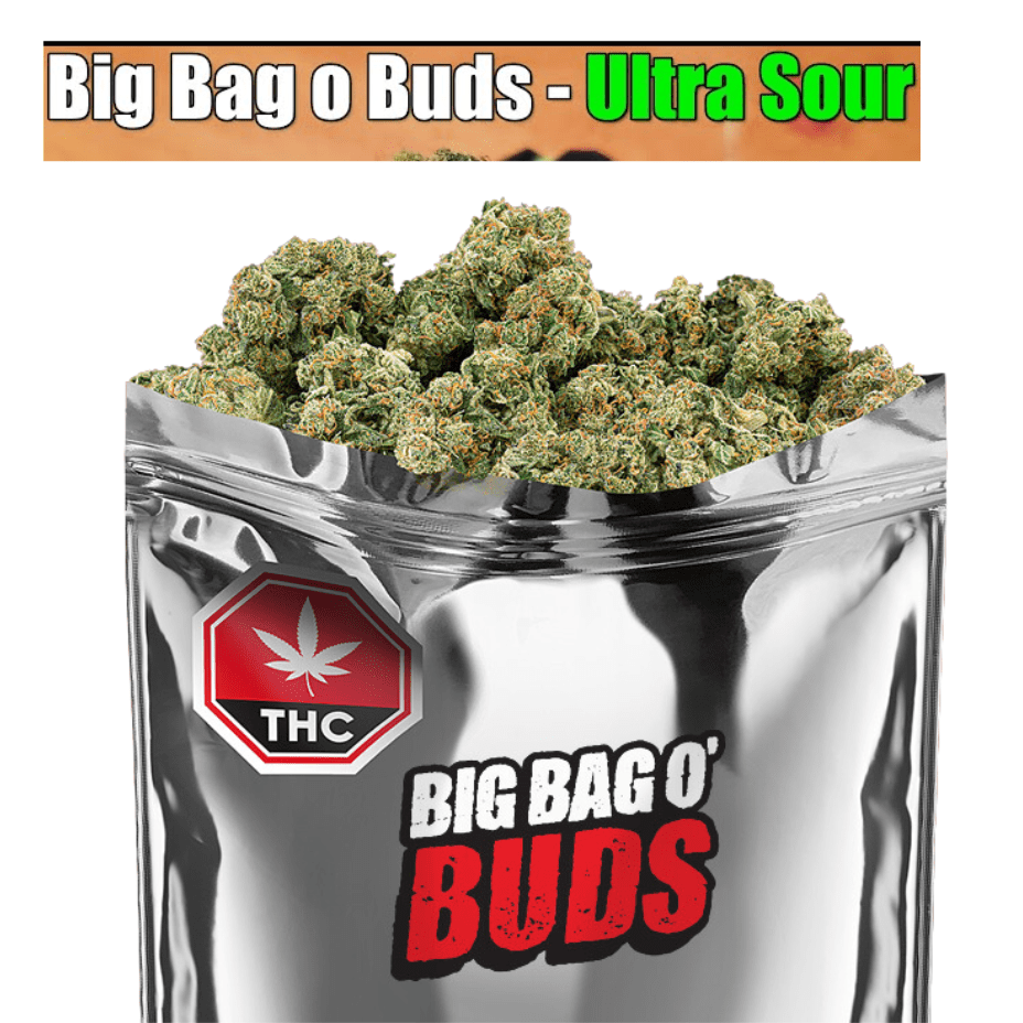 Big Bag O Buds Ultra Sour Sativa Flower-28g 28g Morden Vape SuperStore and Cannabis Manitoba Canada