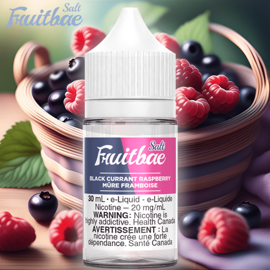 Black Currant Raspberry Salt by Fruitbae Morden Vape SuperStore and Cannabis Manitoba Canada