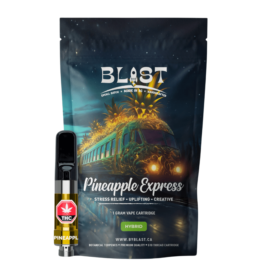 BLAST Pineapple Express Hybrid 510 Cartridge-1g 1g Morden Vape SuperStore and Cannabis Manitoba Canada