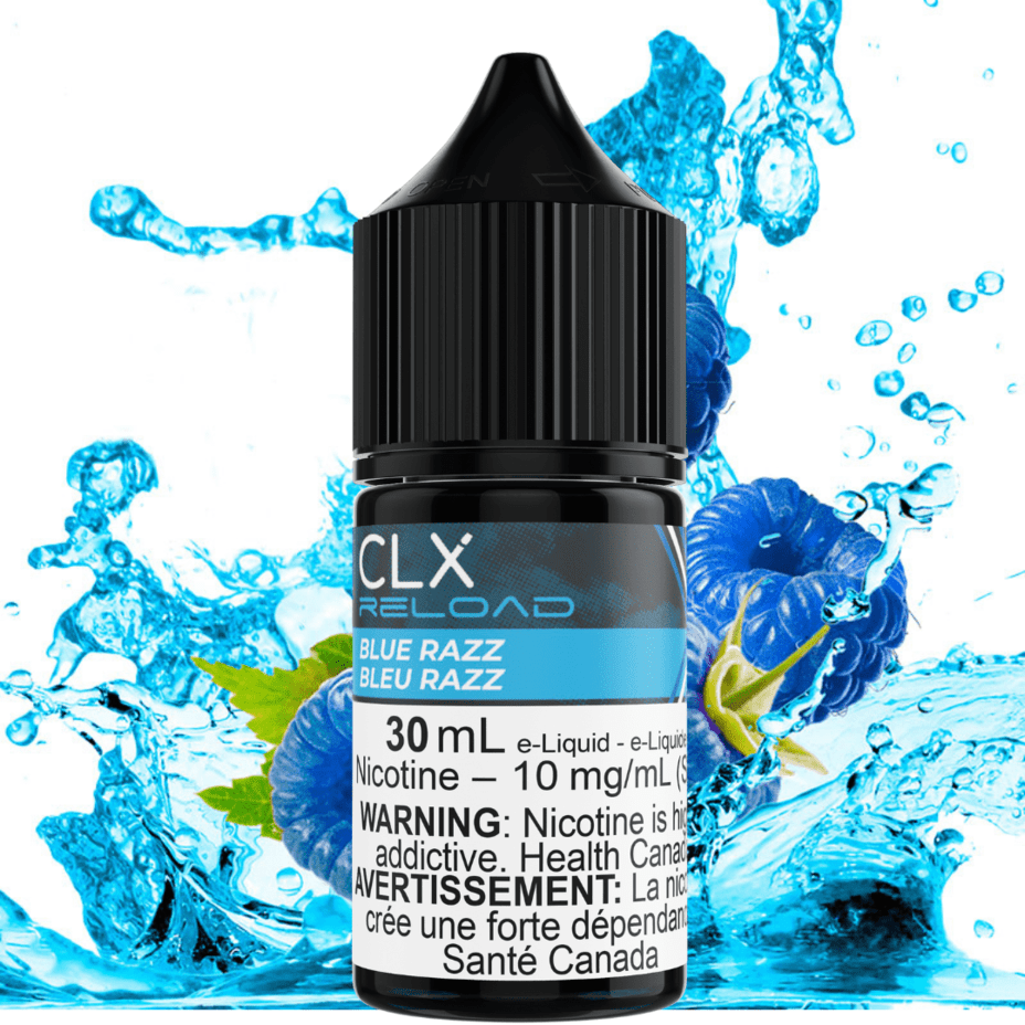 Blue Razz Salt by CLX Reload E-Liquid 30mL / 10mg Morden Vape SuperStore and Cannabis Manitoba Canada