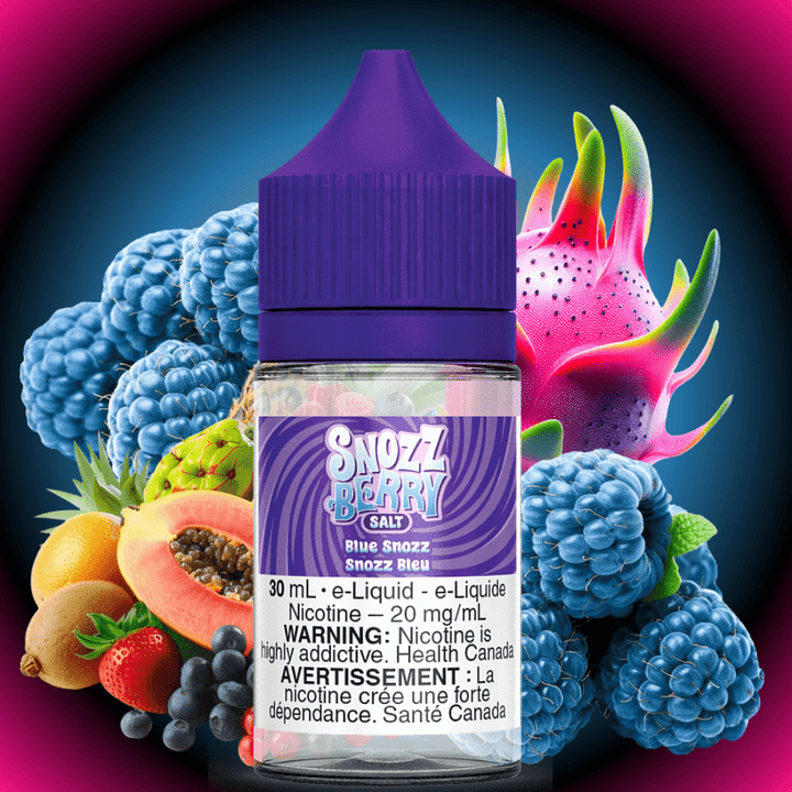 Blue Snozz Salt by Snozzberry E-Liquid Morden Vape SuperStore and Cannabis Manitoba Canada