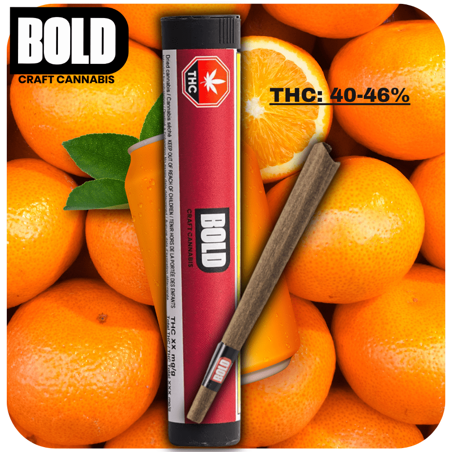 Bold Growth Orange Rush Diamond Infused Blunt-1x1g 1x1g Morden Vape SuperStore and Cannabis Manitoba Canada