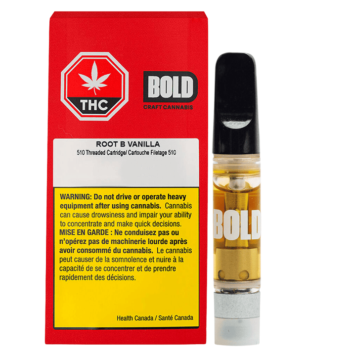 Bold Root B Vanilla Indica 510 Cartridge-1g 1g Morden Vape SuperStore and Cannabis Manitoba Canada