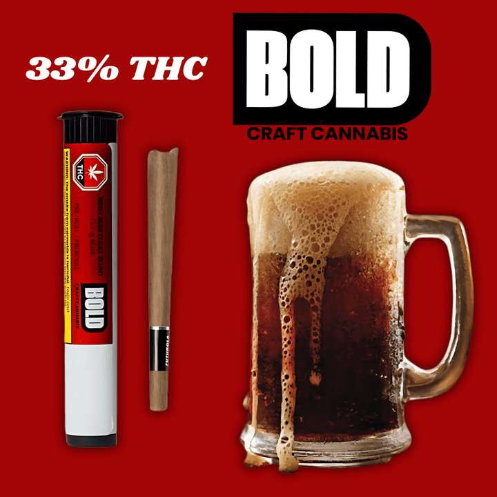 Bold Root Beer Float  Indica Blunt-1g 1x1G Morden Vape SuperStore and Cannabis Manitoba Canada