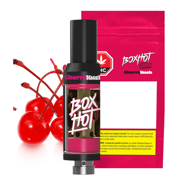 Boxhot Cherry Kush Indica 510 Cartridge-1.2g 1.2ml Morden Vape SuperStore and Cannabis Manitoba Canada