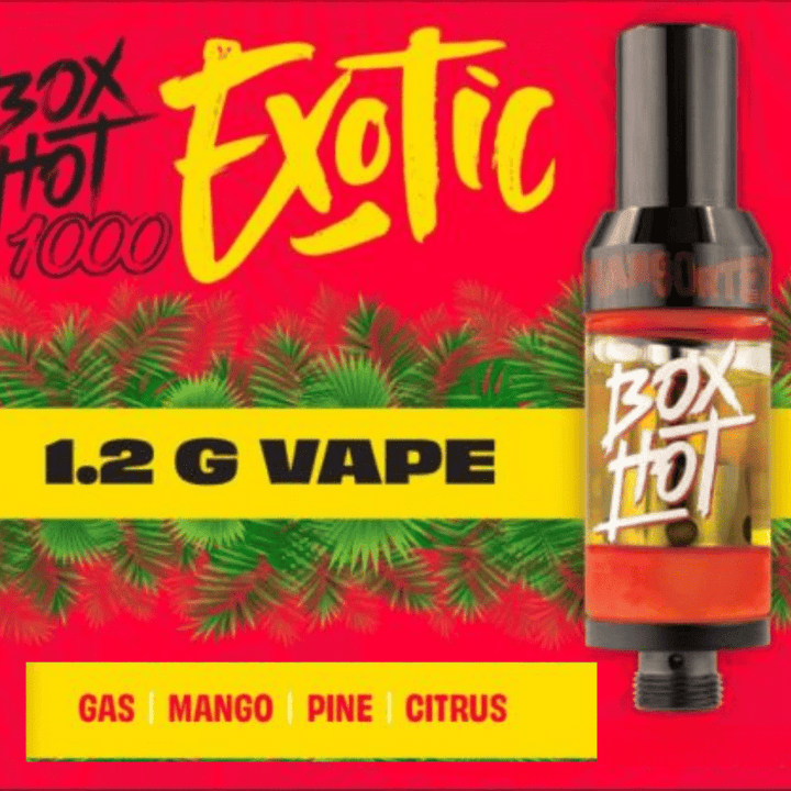 BOXHOT Mango Vortex Indica 510 Cartridge-1.2g 1.2g Morden Vape SuperStore and Cannabis Manitoba Canada