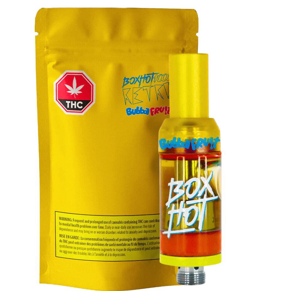 BOXHOT Retro Bubba Fruit Hybrid 510 Cartridge-1.2g 1.2g Morden Vape SuperStore and Cannabis Manitoba Canada