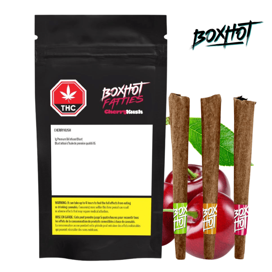 Boxhot Stubbies Cherry Kush Infused Blunts-3x0.5g 3x0.5g Morden Vape SuperStore and Cannabis Manitoba Canada