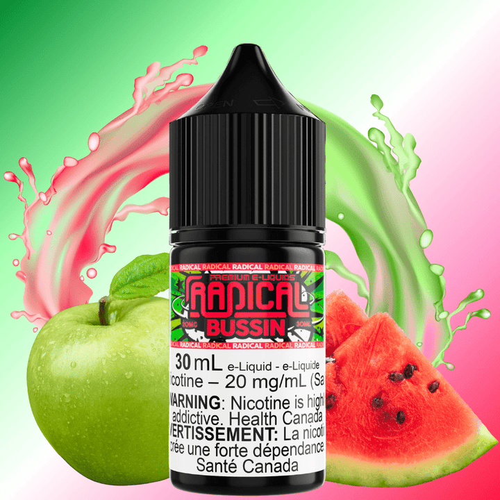 Bussin Salt Nic by Radical E-liquid Morden Vape SuperStore and Cannabis Manitoba Canada