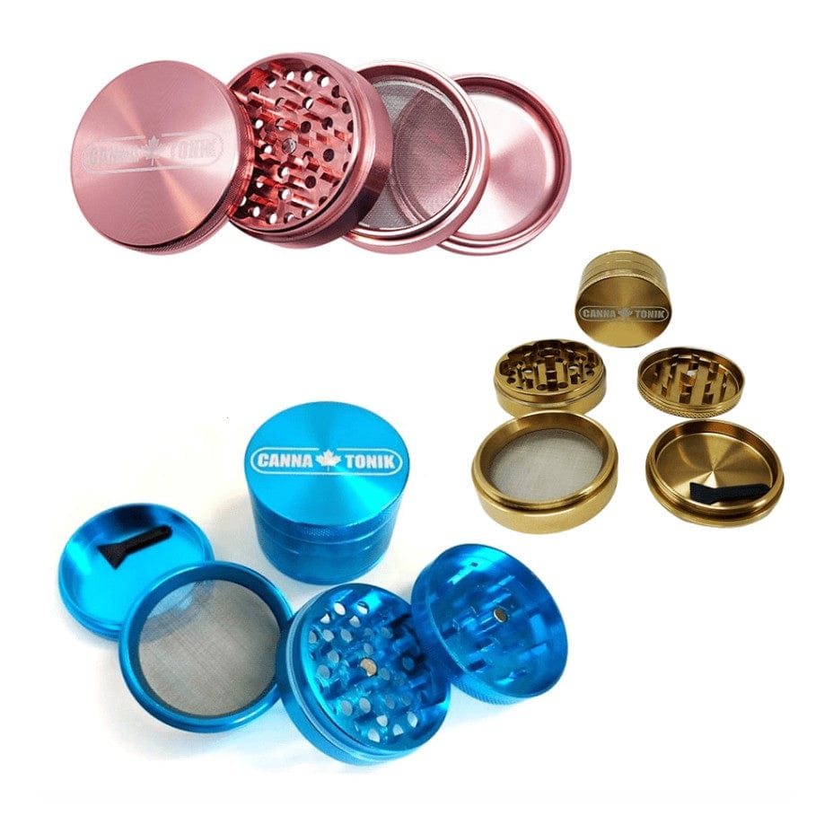 Cannatonik Anodized Aluminum Grinder 50mm Morden Vape SuperStore and Cannabis Manitoba Canada