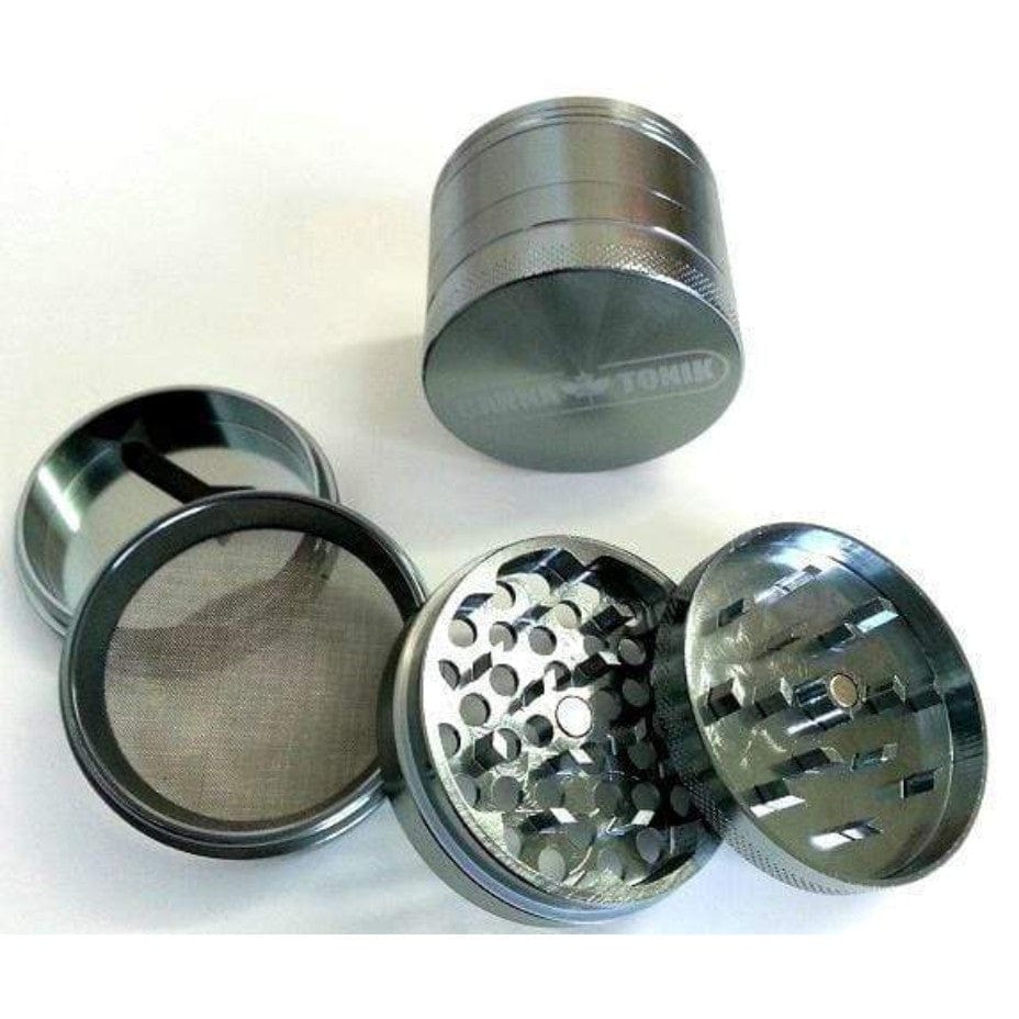 Cannatonik Anodized Alumium Grinder 63mm 63mm / Silver Morden Vape SuperStore and Cannabis Manitoba Canada