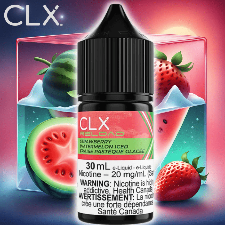 CLX Reload Salts-Strawberry Watermelon Iced Morden Vape SuperStore and Cannabis Manitoba Canada