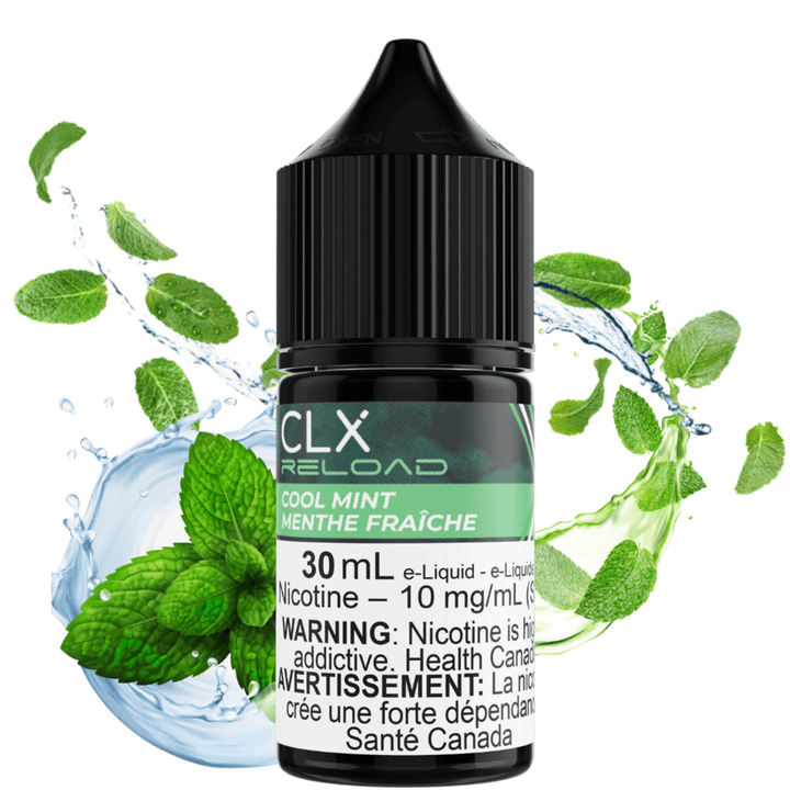 Cool Mint Salt by CLX Reload E-Liquid 30mL / 10mg Morden Vape SuperStore and Cannabis Manitoba Canada