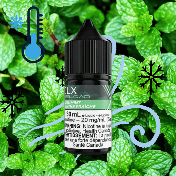 Cool Mint Salt by CLX Reload E-Liquid Morden Vape SuperStore and Cannabis Manitoba Canada