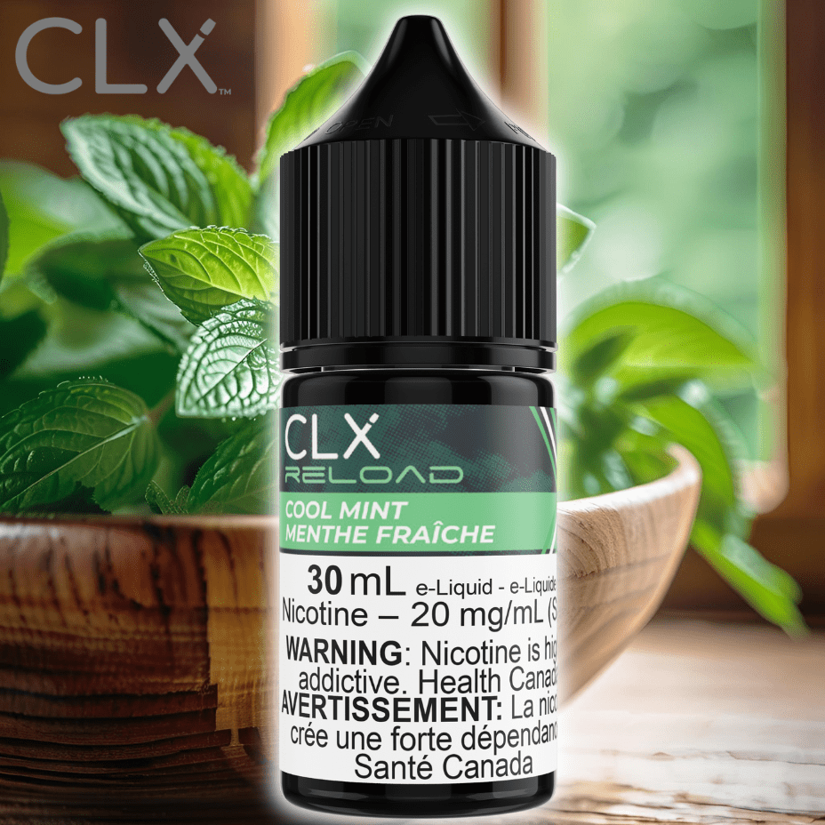 Cool Mint Salt by CLX Reload E-Liquid Morden Vape SuperStore and Cannabis Manitoba Canada