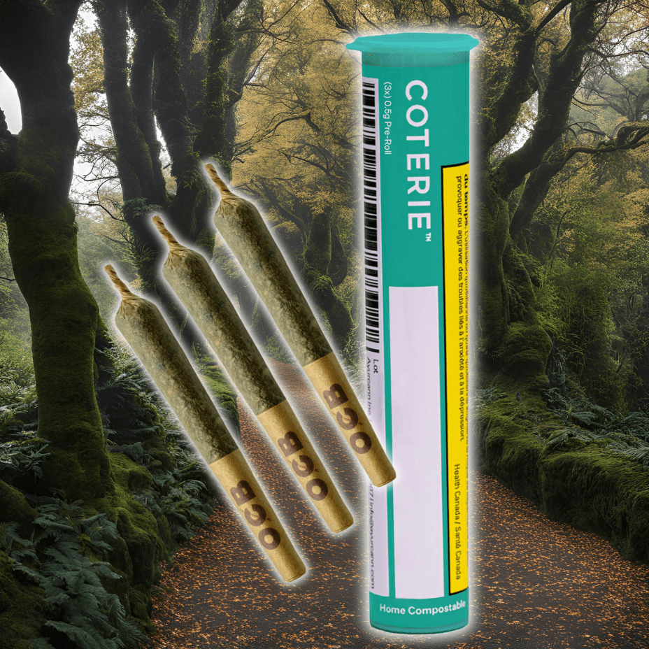 Coterie Alien Mintz Sativa Pre-rolls 3x0.5g 3x0.5g Morden Vape SuperStore and Cannabis Manitoba Canada