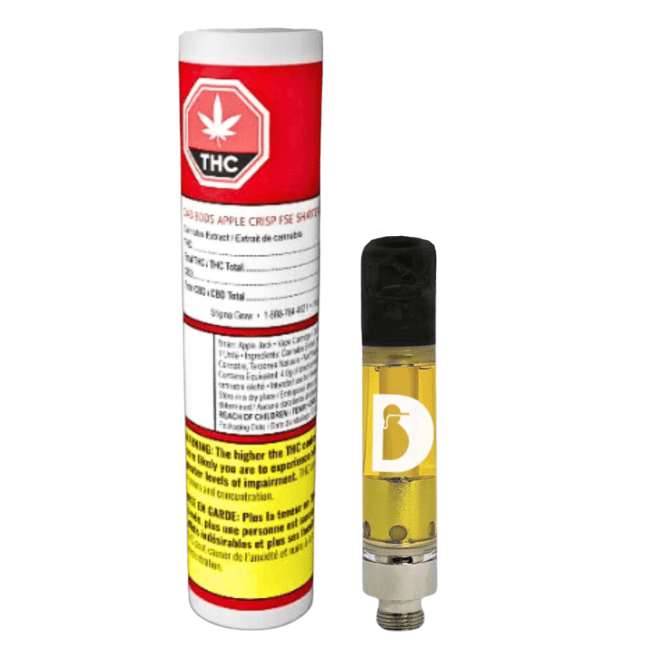 Dab Bods Apple Crisp Full-Spectrum 510 Cartridge-1g 1g Morden Vape SuperStore and Cannabis Manitoba Canada