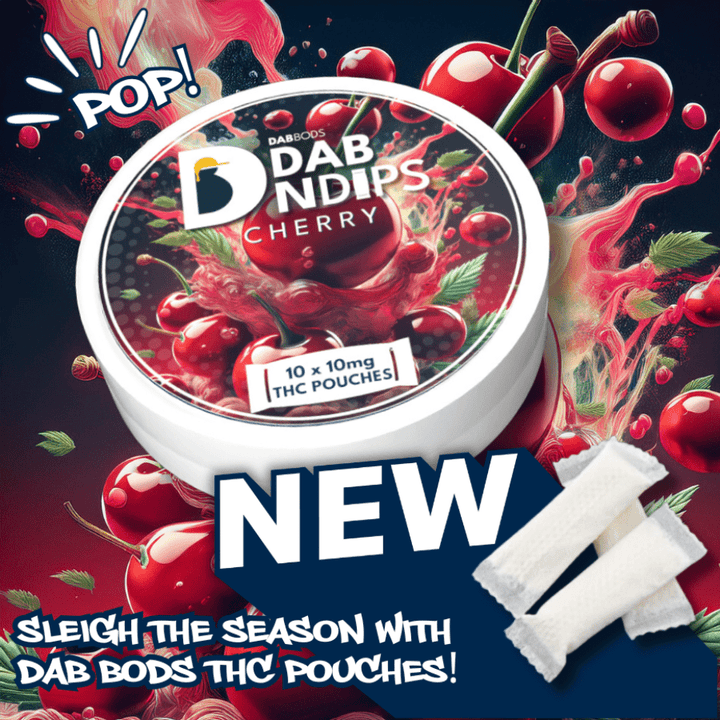 Dab Bods Dab N Dips THC Pouches-Cherry Morden Vape SuperStore and Cannabis Manitoba Canada