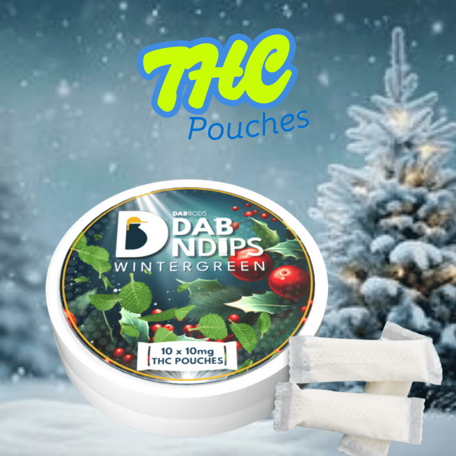 Dab Bods Dab N Dips THC Pouches-Wintergreen Morden Vape SuperStore and Cannabis Manitoba Canada