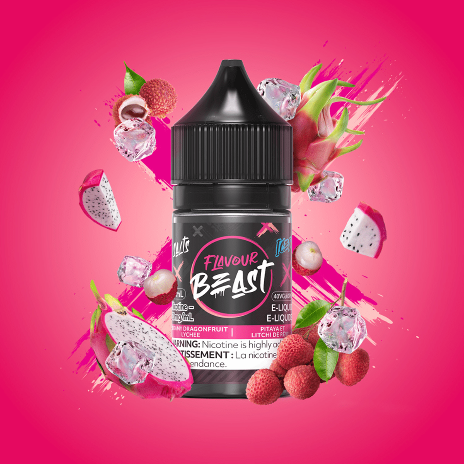 Dreamy Dragonfruit Lychee Iced Salts by Flavour Beast E-Liquid 30ml / 20mg Morden Vape SuperStore and Cannabis Manitoba Canada