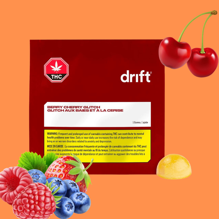 Drift Berry Cherry Glitch-1x10mg 1x10mg Morden Vape SuperStore and Cannabis Manitoba Canada